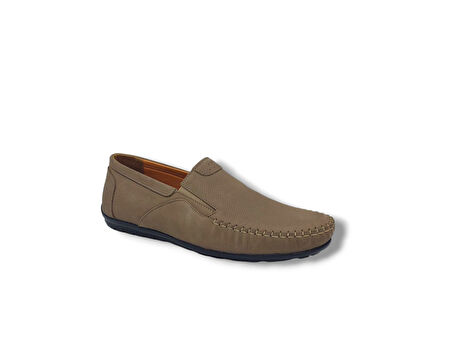 Modesa 269 Erkek Kum Nubuk Deri Loafer Ayakkabı