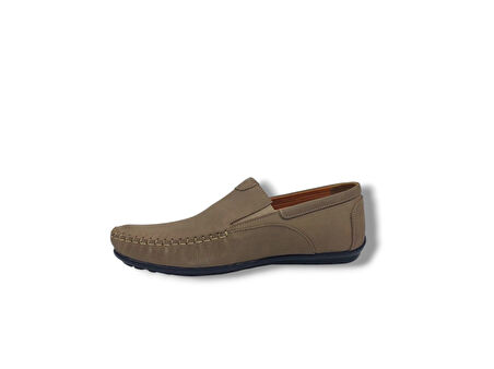 Modesa 269 Erkek Kum Nubuk Deri Loafer Ayakkabı