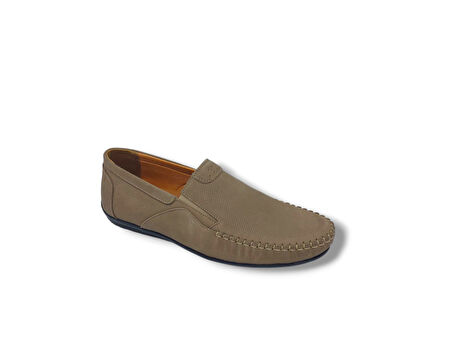 Modesa 269 Erkek Kum Nubuk Deri Loafer Ayakkabı