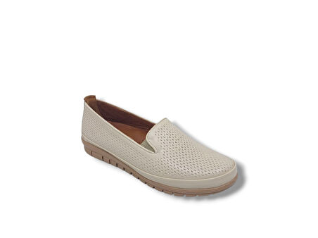Gürelsan 668 Kadın Krem Günlük Kullanım Comfort Ayakkabı