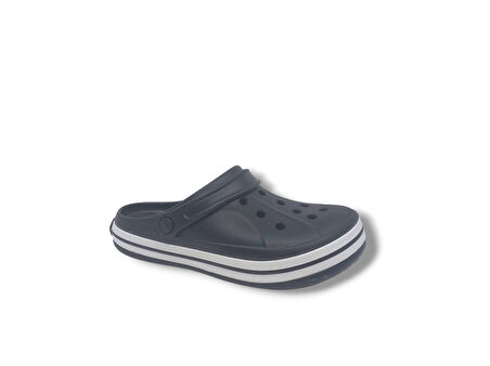 Cflex 22233 Unisex Siyah Beyaz Siyah Sabo Terlik Sandalet