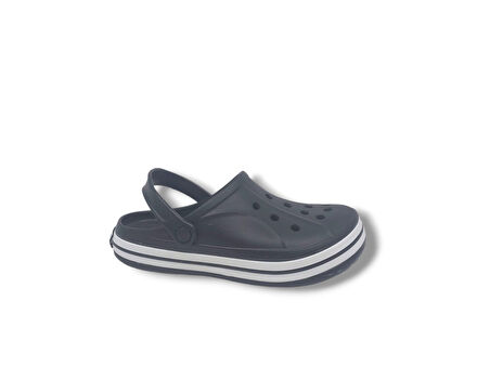Cflex 22233 Unisex Siyah Beyaz Siyah Sabo Terlik Sandalet