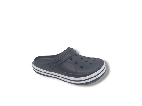 Cflex 22233 Unisex Siyah Beyaz Siyah Sabo Terlik Sandalet