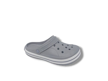 Cflex 22233 Unisex Gri Beyaz Gri Sabo Terlik Sandalet