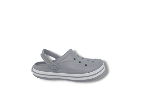 Cflex 22233 Unisex Gri Beyaz Gri Sabo Terlik Sandalet