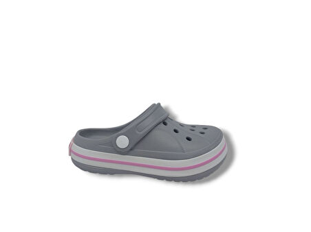 Cflex 22233 Kadın Gri Beyaz Pembe Sabo Terlik Sandalet