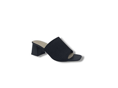 Zerhan 455 Siyah Kadın Triko Terlik