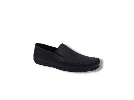 Modesa 269 Erkek Siyah Hakiki Deri Loafer Ayakkabı
