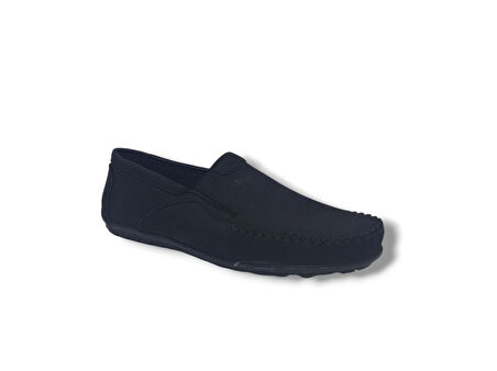 Modesa 265 Erkek Siyah Nubuk Deri Loafer Ayakkabı