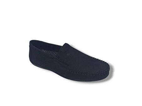 Modesa 265 Erkek Siyah Nubuk Deri Loafer Ayakkabı