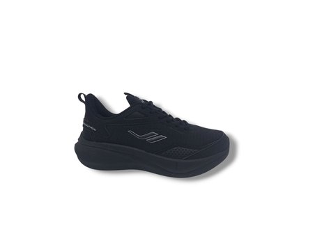 Lescon Street Runner Unisex Siyah File Yürüyüş Koşu Spor Ayakkabı
