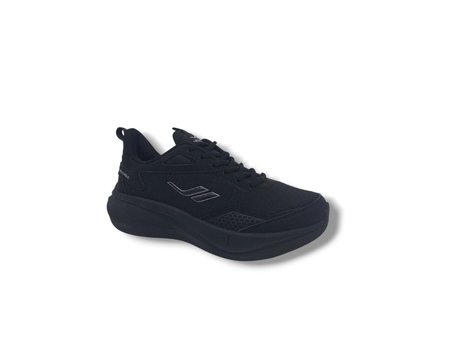 Lescon Street Runner Unisex Siyah File Yürüyüş Koşu Spor Ayakkabı