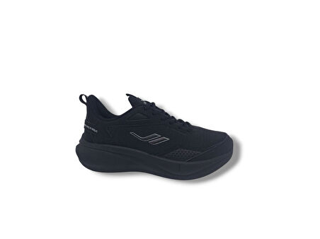 Lescon Street Runner Unisex Siyah File Yürüyüş Koşu Spor Ayakkabı
