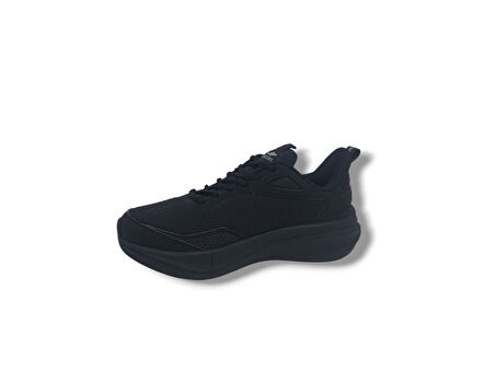 Lescon Street Runner Unisex Siyah File Yürüyüş Koşu Spor Ayakkabı