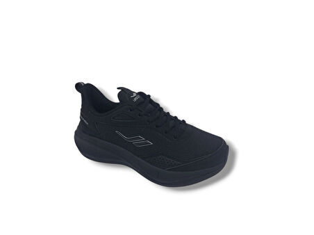 Lescon Street Runner Unisex Siyah File Yürüyüş Koşu Spor Ayakkabı