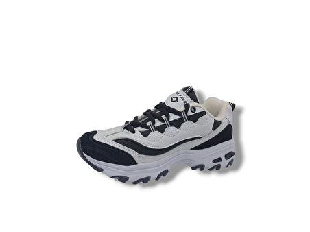 Solazer 0490 Kadın Beyaz Sneakers Spor Ayakkabı