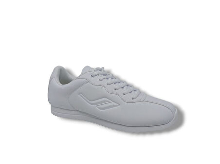 Lescon Neptun Unisex Beyaz Bağcıklı Sneakers Ayakkabı