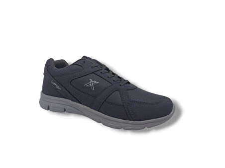 Lutton 3555 Unisex Füme Bağcıklı Yürüyüş Koşu Büyük Numara Spor Ayakkabı 45 46 47 48