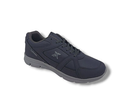 Lutton 3555 Unisex Füme Bağcıklı Yürüyüş Koşu Büyük Numara Spor Ayakkabı 45 46 47 48