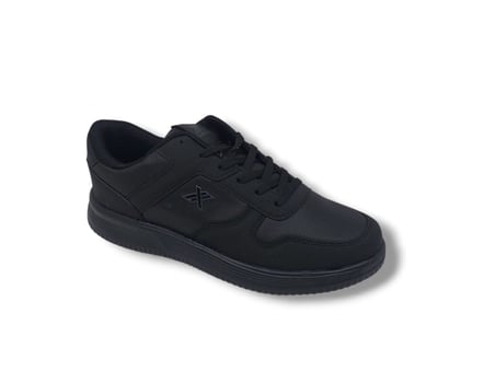 Lutton 4555 Unisex Siyah Bağcıklı Kalın Taban Büyük Numara Spor Ayakkabı 45 46 47 48