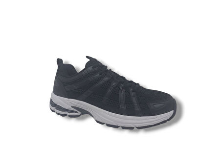 Lescon Pace Runner Unisex Siyah Yürüyüş Koşu Spor Ayakkabı