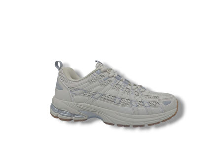 Lescon Pace Runner Unisex Bej Yürüyüş Koşu Spor Ayakkabı