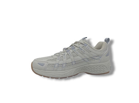 Lescon Pace Runner Unisex Bej Yürüyüş Koşu Spor Ayakkabı