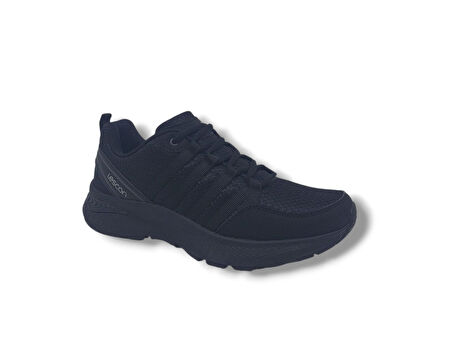 Lescon Legend Flex Unisex Siyah Yürüyüş Koşu Spor Ayakkabı
