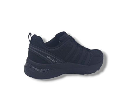 Lescon Legend Flex Unisex Siyah Yürüyüş Koşu Spor Ayakkabı