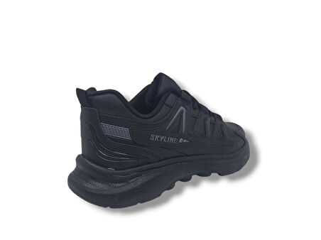 Large 4281 Erkek Siyah Günlük Numara Büyük Numara Spor Ayakkabı 45 46 47