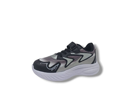 Zerhan 207 Çocuk Siyah Spor Ayakkabı