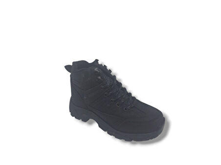 Scot 769 Erkek Çocuk Siyah Bağcıklı Fermuarlı Bot