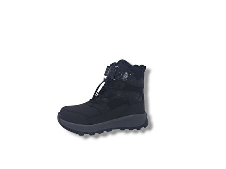 Zerhan 054 Çocuk Siyah Cırt Cırtlı Treking Bot