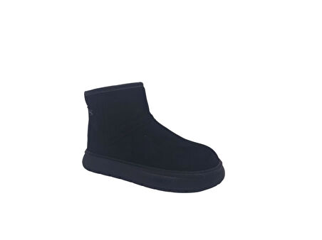 Wisco 070 Kız Çocuk Siyah İçi Kürklü Fermuarlı Bot