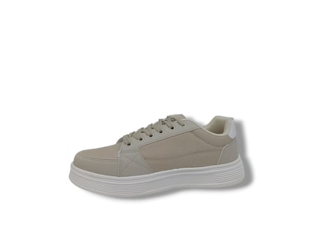 Axıon 011 Unisex Bej Bağcıklı Şık Keten Spor Ayakkabı