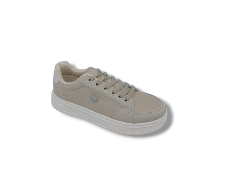 Axıon 011 Unisex Bej Bağcıklı Şık Keten Spor Ayakkabı