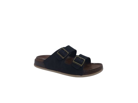 Witta 55201 Unisex Siyah Tokalı Günlük Kullanım Terlik