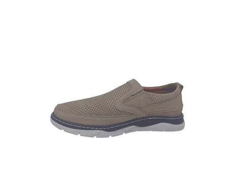 Modesa 251 Erkek Bej Nubuk Deri Loafer Ayakkabı