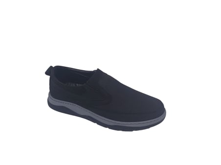 Modesa 251 Erkek Siyah Nubuk Deri Loafer Ayakkabı