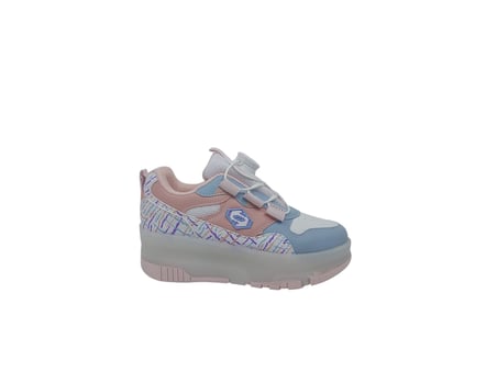 Alessio 9625 Kız Çocuk Pudra Işıklı Patenli Tekerlekli Sneaker Spor