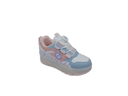 Alessio 9625 Kız Çocuk Pudra Işıklı Patenli Tekerlekli Sneaker Spor