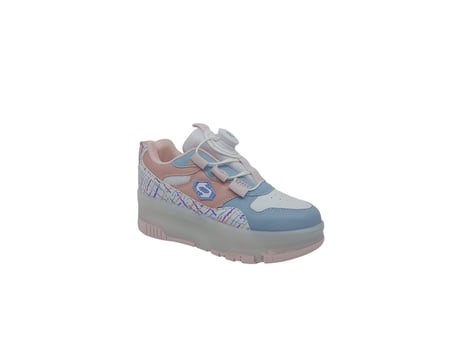 Alessio 9625 Kız Çocuk Pudra Işıklı Patenli Tekerlekli Sneaker Spor