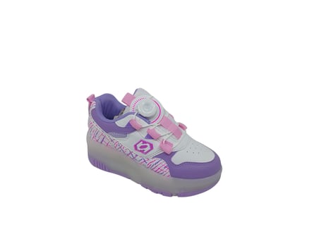 Zerhan 9625 Kız Çocuk Lila Işıklı Patenli Tekerlekli Sneaker Spor