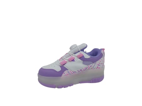 Zerhan 9625 Kız Çocuk Lila Işıklı Patenli Tekerlekli Sneaker Spor