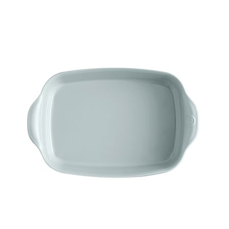 emile henry fırın kabı dikdörtgen 36 x 23,5 cm buz mavisi