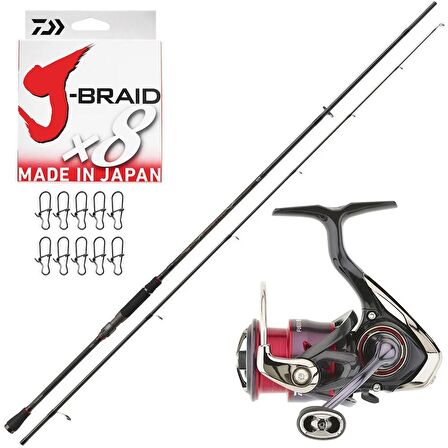 Daiwa Ballistic 274cm 14-42gr - Daiwa Fuego 20 LT 3000 Spin Olta Seti