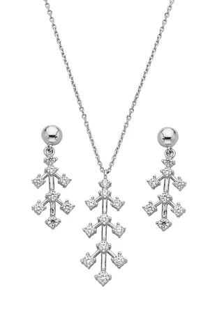 Zirkon Taşlı 925 Ayar Gümüş Set - 67021102
