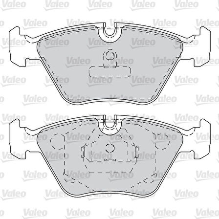 FREN BALATASI ON WVA 20968 ( BMW   E32 / E34 )