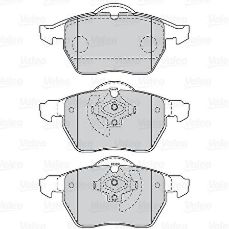 FREN BALATASI ON WVA 21273 VOLVO   850 C70 XC70  S70  V70