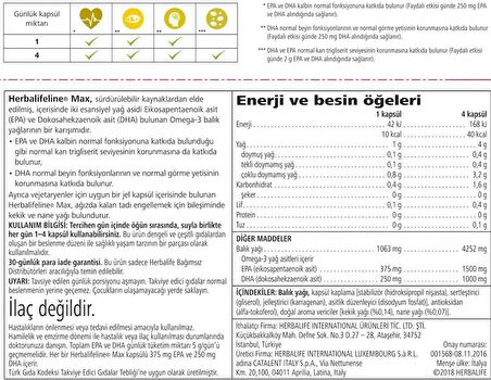 Herbalife Balık Yağı Omega 3